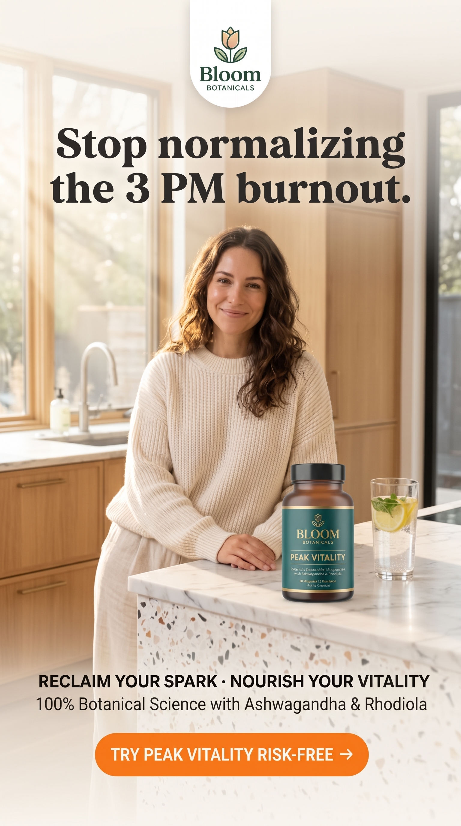 Botanical product advertisement